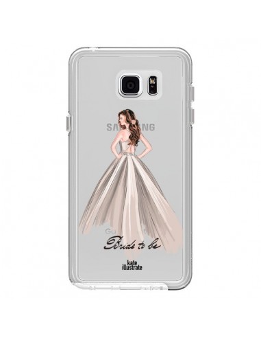 Coque Bride To Be Mariée Mariage Transparente pour Samsung Galaxy Note 5 - kateillustrate