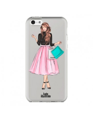 Coque iPhone 5C Shopping Time Transparente - kateillustrate