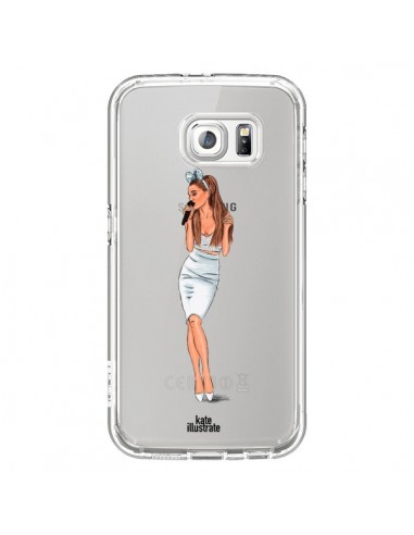 Coque Ice Queen Ariana Grande Chanteuse Singer Transparente pour Samsung Galaxy S6 - kateillustrate