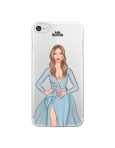 Coque iPhone 7/8 et SE 2020 Cheers Diner Gala Champagne...