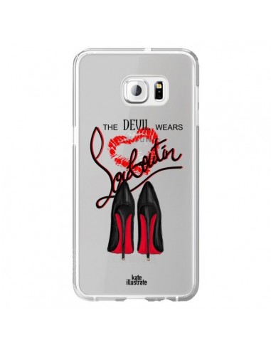 Coque The Devil Wears Shoes Demon Chaussures Transparente pour Samsung Galaxy S6 Edge Plus - kateillustrate