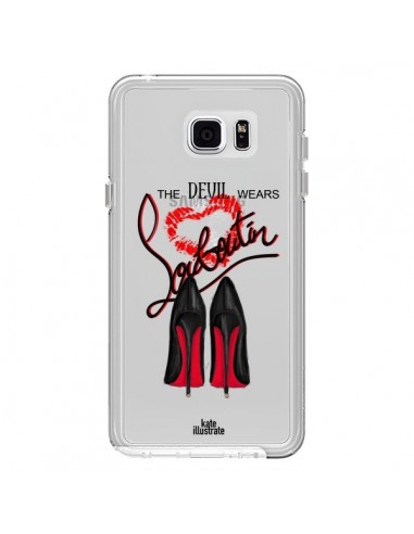 Coque The Devil Wears Shoes Demon Chaussures Transparente pour Samsung Galaxy Note 5 - kateillustrate