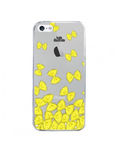 Coque iPhone 5/5S et SE Italian Pasta Pates Italiennes Transparente - kateillustrate