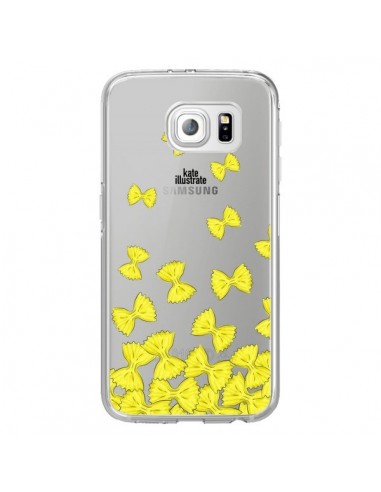 Coque Italian Pasta Pates Italiennes Transparente pour Samsung Galaxy S6 Edge - kateillustrate