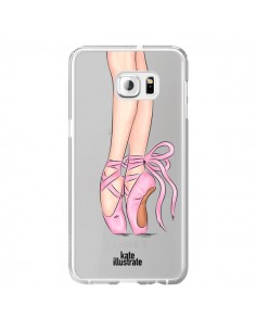 Coque Ballerina Ballerine Danse Transparente pour Samsung Galaxy S6 Edge Plus - kateillustrate