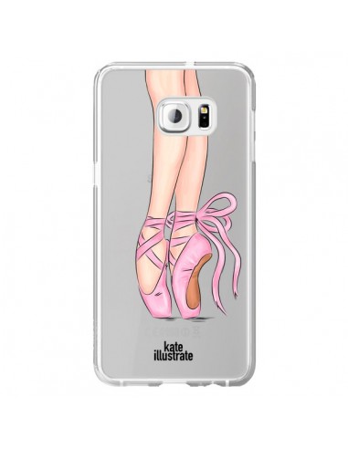 Coque Ballerina Ballerine Danse Transparente pour Samsung Galaxy S6 Edge Plus - kateillustrate