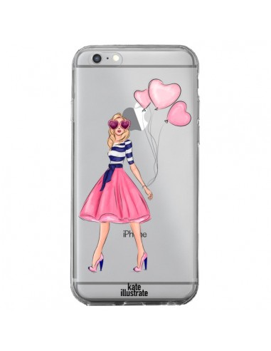 Coque Legally Blonde Love Transparente pour iPhone 6 Plus et 6S Plus - kateillustrate