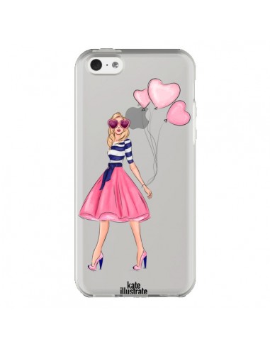 Coque Legally Blonde Love Transparente pour iPhone 5C - kateillustrate