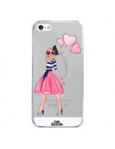 Coque Legally Blonde Love Transparente pour iPhone 5/5S et SE - kateillustrate