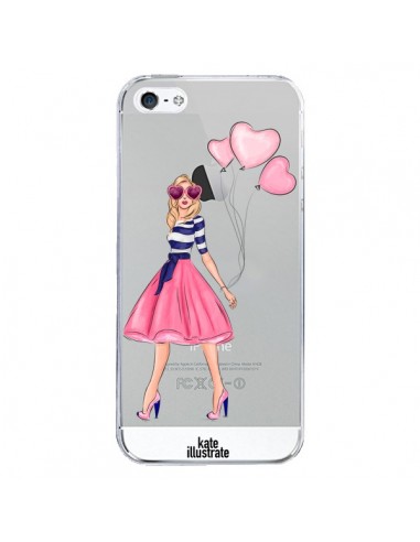 Coque Legally Blonde Love Transparente pour iPhone 5/5S et SE - kateillustrate