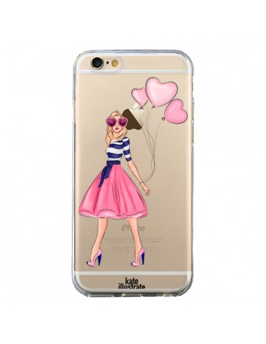 Coque Legally Blonde Love Transparente pour iPhone 6 et 6S - kateillustrate