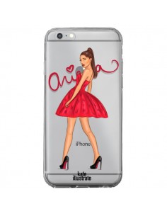 Coque Ariana Grande Chanteuse Singer Transparente pour iPhone 6 Plus et 6S Plus - kateillustrate