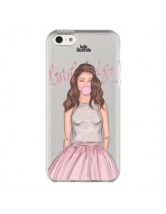 Coque iPhone 5C Bubble Girl Tiffany Rose Transparente -... 2