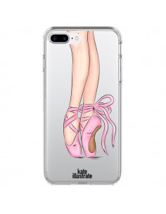 Coque Ballerina Ballerine Danse Transparente pour iPhone 7 Plus - kateillustrate