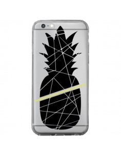 Coque iPhone 6 Plus et 6S Plus Ananas Noir Transparente -...