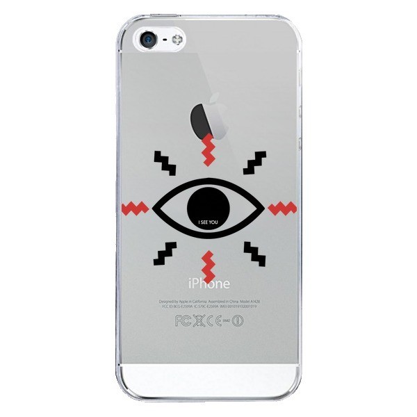 Coque Eye I See You Oeil Transparente pour iPhone 5/5S et SE Koura