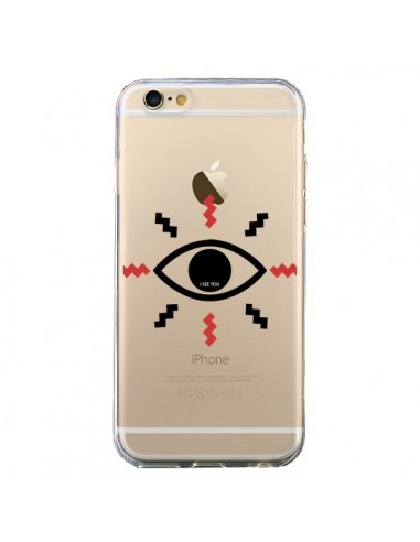 Coque iPhone 6 et 6S Eye I See You Oeil Transparente - Koura-Rosy Kane