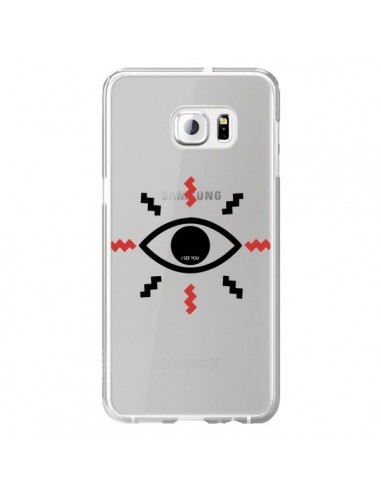 Coque Eye I See You Oeil Transparente pour Samsung Galaxy S6 Edge Plus - Koura-Rosy Kane