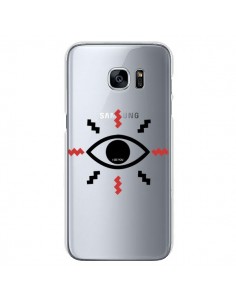 Coque Eye I See You Oeil Transparente pour Samsung Galaxy...