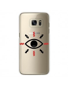 Coque Eye I See You Oeil Transparente pour Samsung Galaxy...