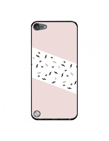 Coque Festive Pattern Rose pour iPod Touch 5/6 et 7 - Koura-Rosy Kane