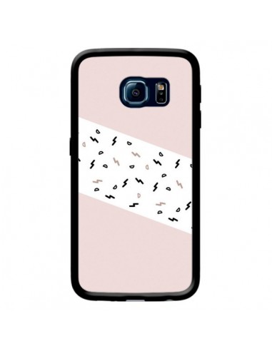 Coque Festive Pattern Rose pour Samsung Galaxy S6 Edge - Koura-Rosy Kane