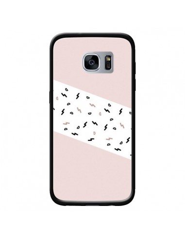 Coque Festive Pattern Rose pour Samsung Galaxy S7 - Koura-Rosy Kane