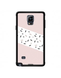 Coque Festive Pattern Rose pour Samsung Galaxy Note 4 -...