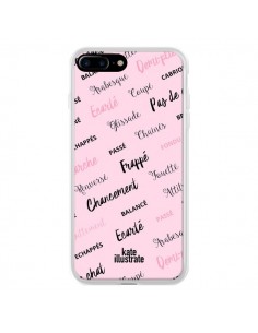 Coque iPhone 7 Plus et 8 Plus Ballerina Ballerine Mots -...