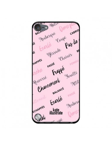 Coque Ballerina Ballerine Mots pour iPod Touch 5/6 et 7 - kateillustrate