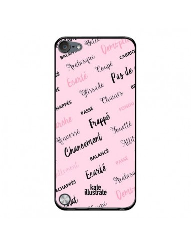 Coque Ballerina Ballerine Mots pour iPod Touch 5/6 et 7 - kateillustrate