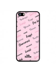 Coque iPhone 5/5S et SE Ballerina Ballerine Mots -...