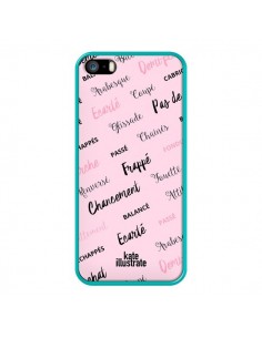 Coque iPhone 5/5S et SE Ballerina Ballerine Mots -... 2
