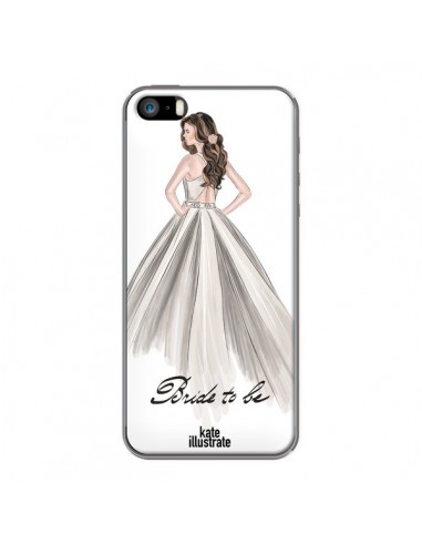 Coque iPhone 5/5S et SE Bride To Be Mariée Mariage - kateillustrate