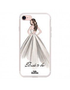 Coque iPhone 7/8 et SE 2020 Bride To Be Mariée Mariage -...