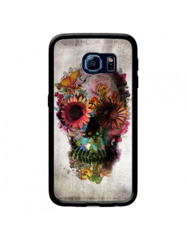 Coque Skull Flower Tête de Mort pour Samsung Galaxy S6 Edge - Ali Gulec
