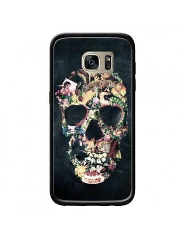 Coque Skull Vintage Tête de Mort pour Samsung Galaxy S7 Edge - Ali Gulec