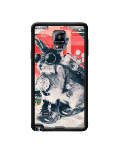 Coque Lapin Time Traveller pour Samsung Galaxy Note 4 - Ali Gulec