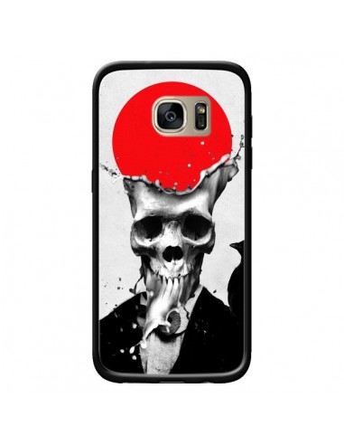 Coque Splash Skull Tête de Mort pour Samsung Galaxy S7 Edge - Ali Gulec