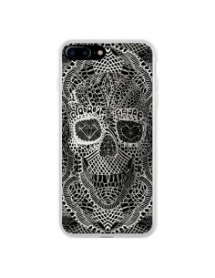 Coque iPhone 7 Plus et 8 Plus Skull Lace Tête de Mort -...