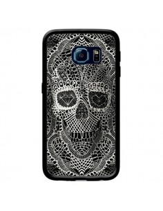 Coque Skull Lace Tête de Mort pour Samsung Galaxy S6 Edge...