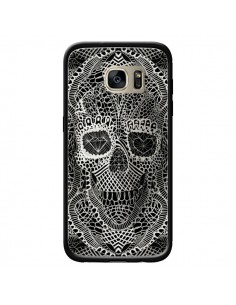 Coque Skull Lace Tête de Mort pour Samsung Galaxy S7 Edge...