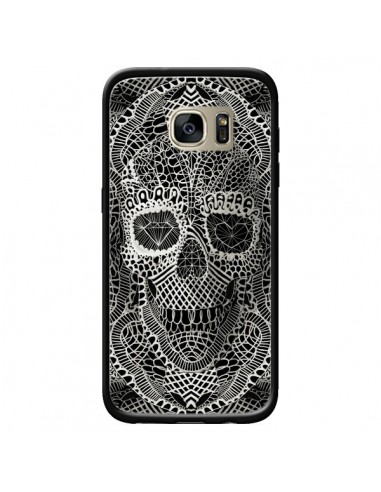 Coque Skull Lace Tête de Mort pour Samsung Galaxy S7 Edge - Ali Gulec