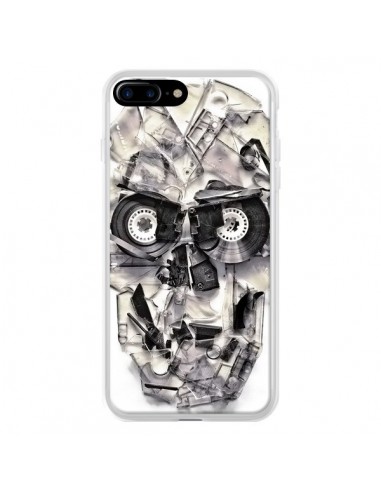 Coque iPhone 7 Plus et 8 Plus Tape Skull K7 Tête de Mort - Ali Gulec