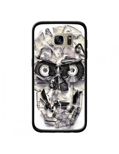 Coque Tape Skull K7 Tête de Mort pour Samsung Galaxy S7 Edge - Ali Gulec