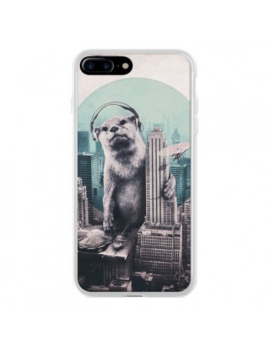 Coque iPhone 7 Plus et 8 Plus Loutre Dj New York - Ali Gulec