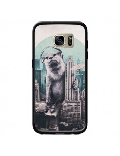 Coque Loutre Dj New York pour Samsung Galaxy S7 Edge -...
