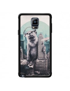 Coque Loutre Dj New York pour Samsung Galaxy Note 4 - Ali...