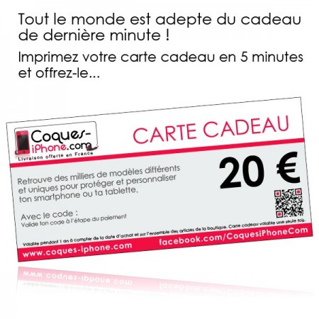 Carte Cadeau de 20€