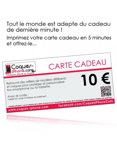 Carte Cadeau de 10